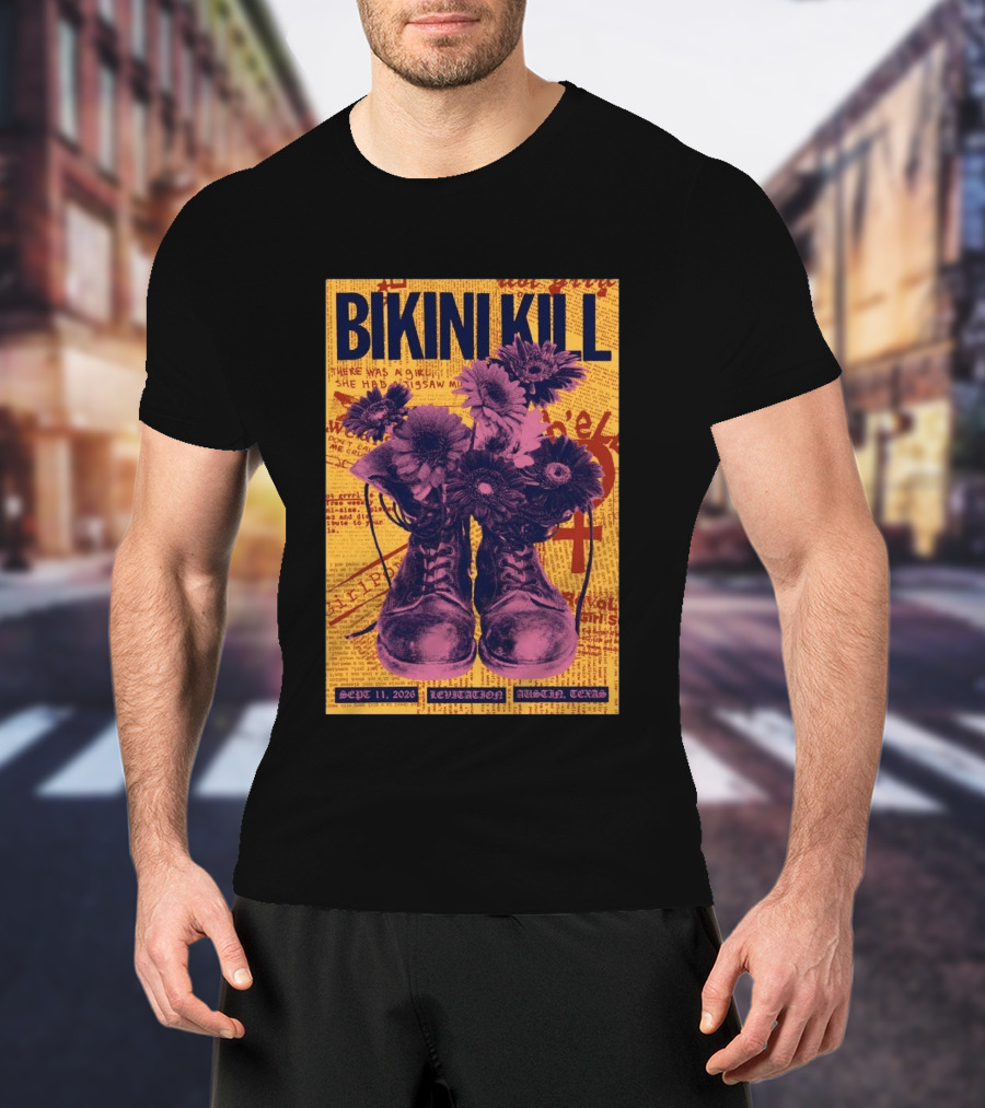 Bikini Kill Levitation Festival Austin Texas Sept 11 2026 T-Shirt