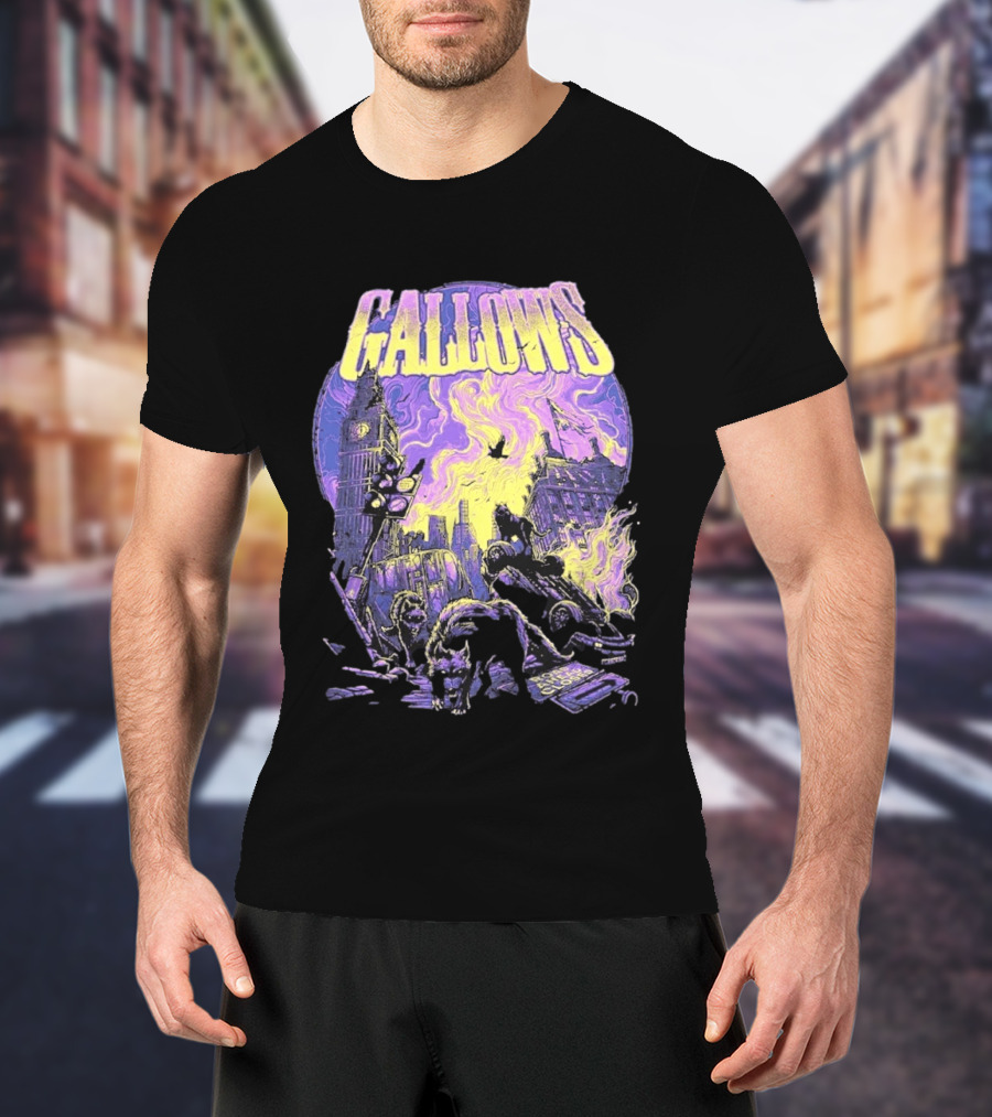 Gallows Orchestra Of Wolves Big Ben Chaos By Dan Mumford T-Shirt