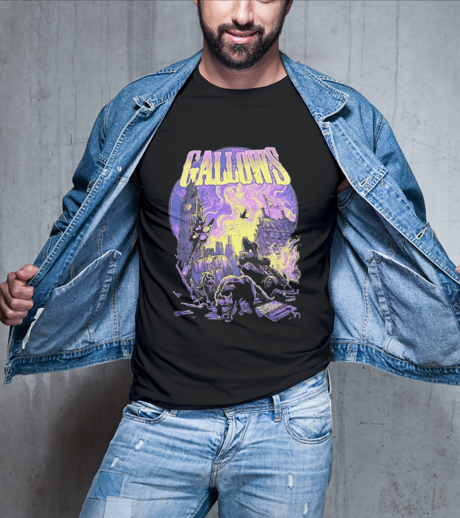 Gallows Orchestra Of Wolves Big Ben Chaos By Dan Mumford T-Shirt