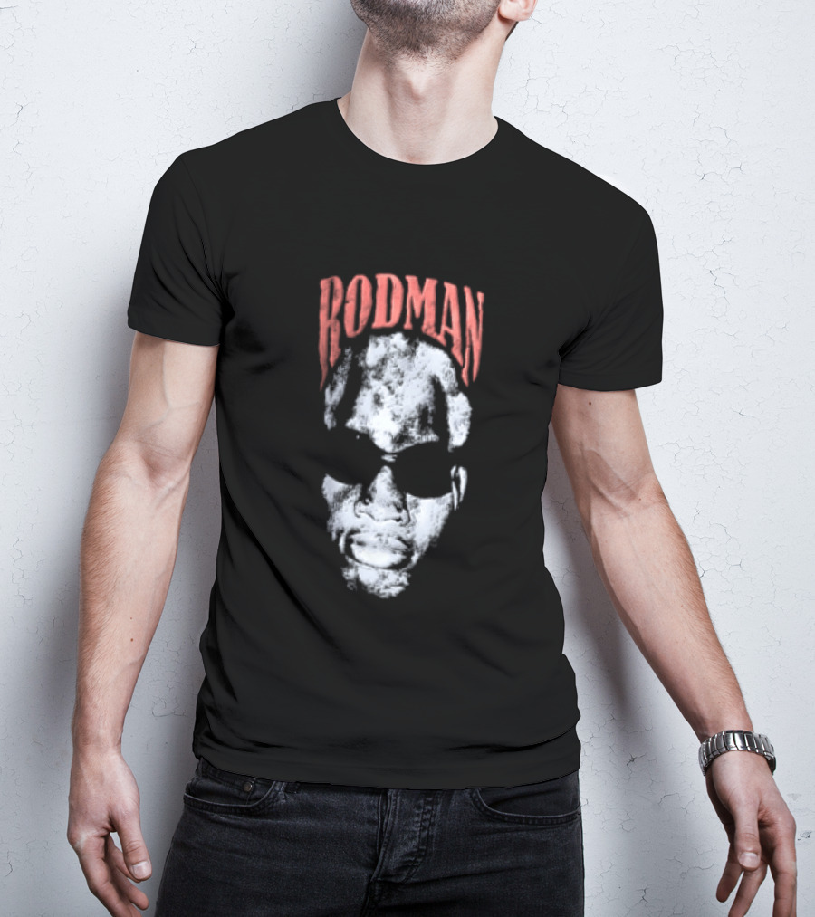 Rodman Glasses Chicago Bulls Basketball T-Shirt