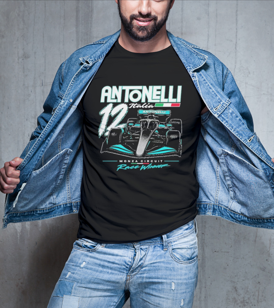 Antonelli Italia 12 Monza Circuit Race Winner T-Shirt