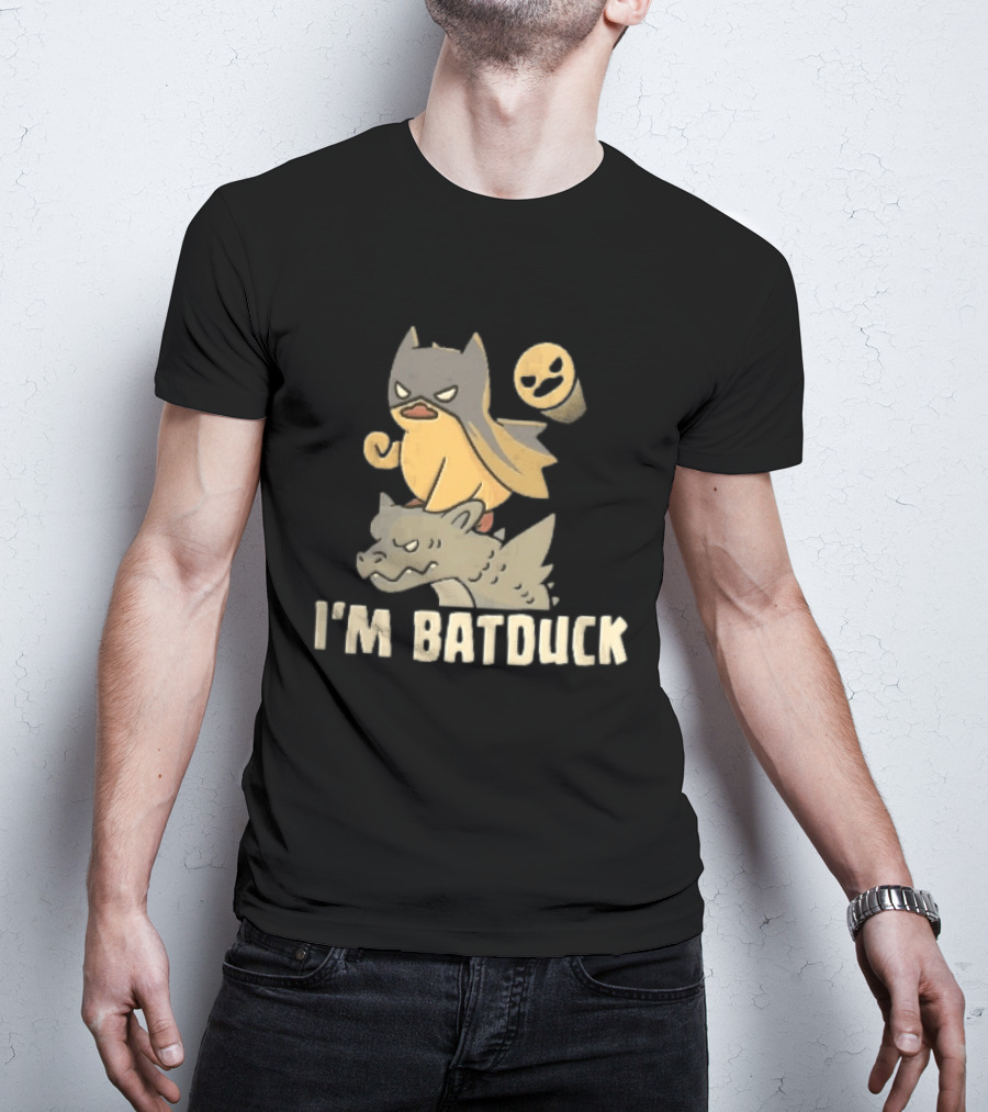 Im Batduck Yellow Duck Mask Gargoyle Spotlight Hero T-Shirt