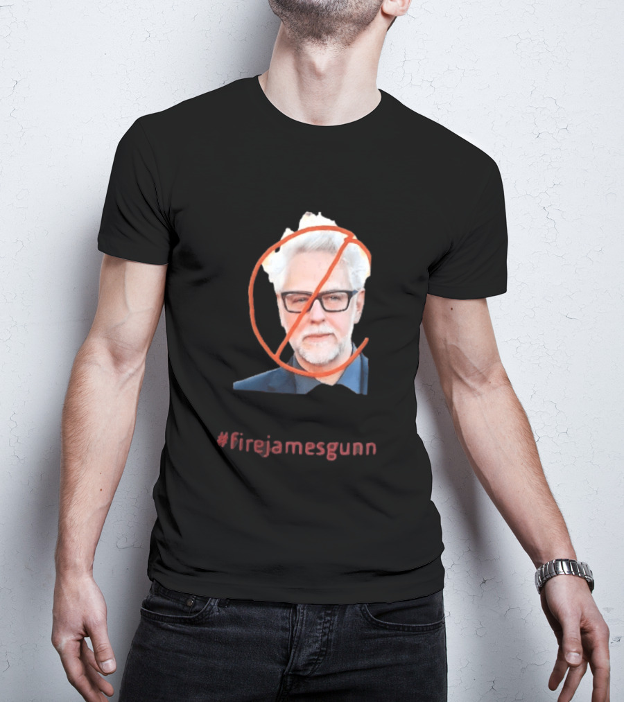 #FireJamesGunn Photo Red No T-Shirt