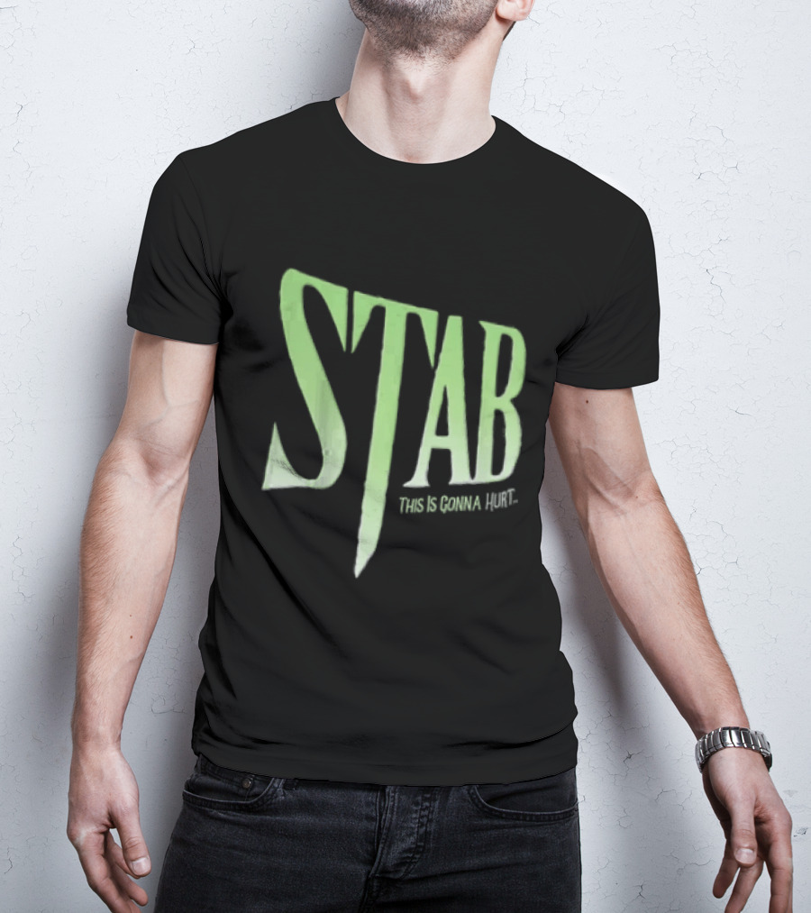 Stab This Is Gonna Hurt Knife Horror Movie T-Shirt
