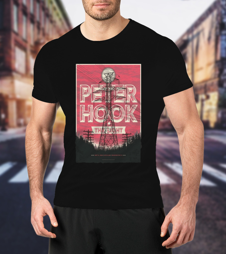 Peter Hook The Light 2026 Washington DC 930 Club Limited Edition T-Shirt