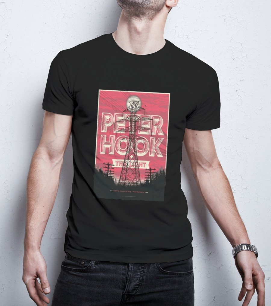Peter Hook The Light 2026 Washington DC 930 Club Limited Edition T-Shirt