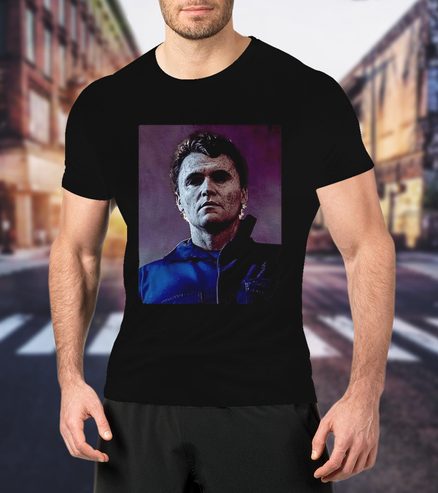 Mikirk Myers Michael Myers X Charlie Kirk T-Shirt