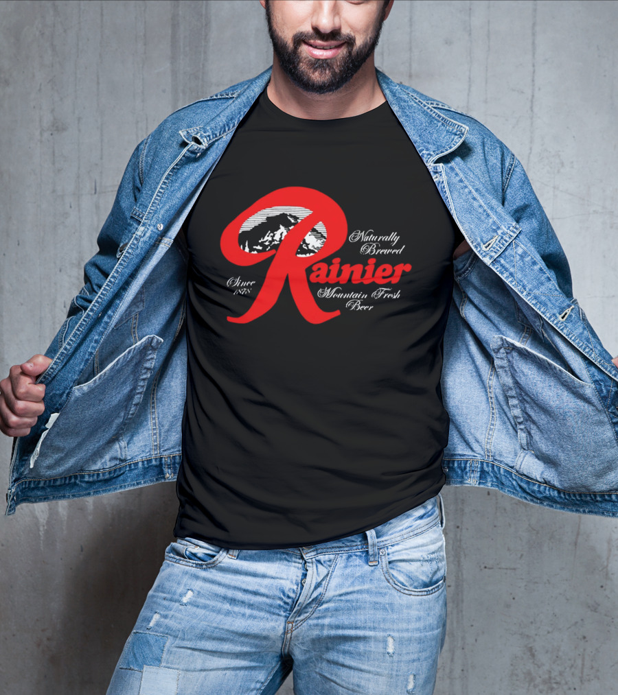 Since 1878 Rainier Naturally Brewed Mountain Fresh Beer T-Shirt