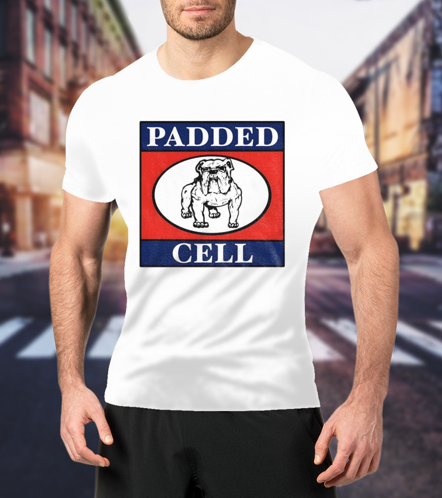 Punk Rock Padded Cell Bulldog Oval T-Shirt