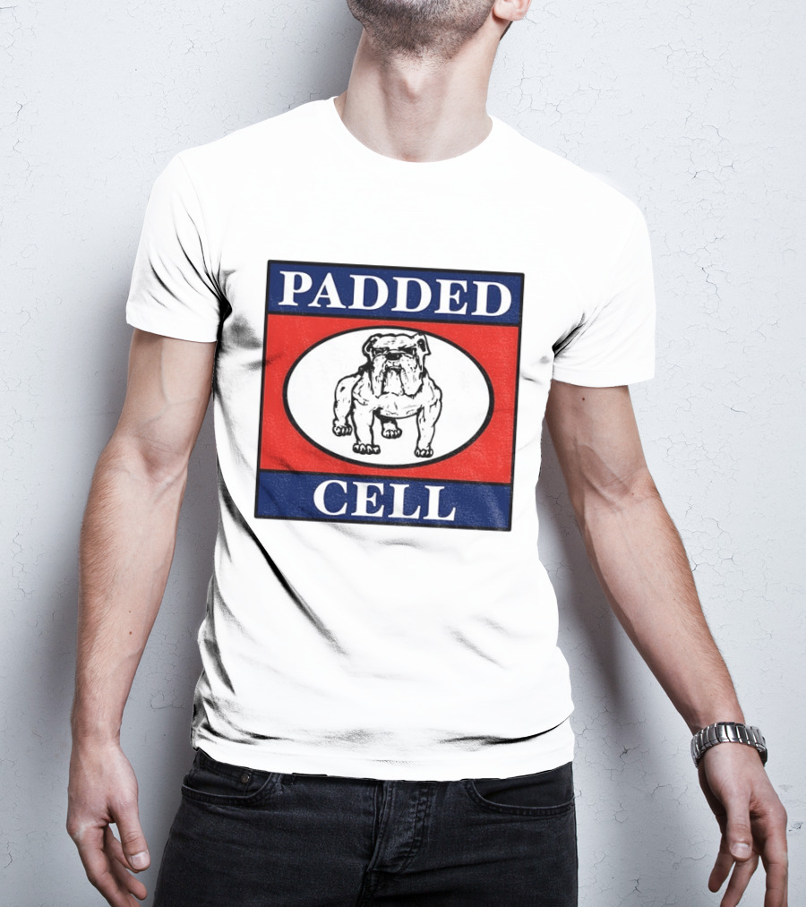 Punk Rock Padded Cell Bulldog Oval T-Shirt