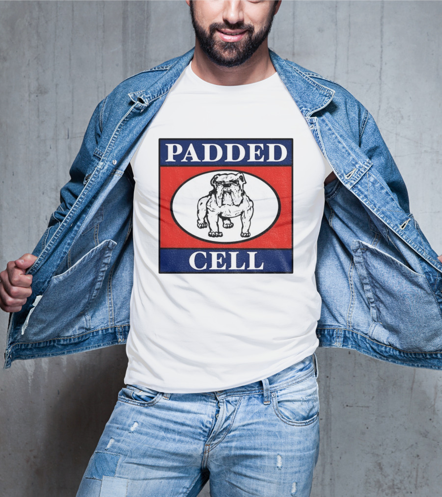 Punk Rock Padded Cell Bulldog Oval T-Shirt