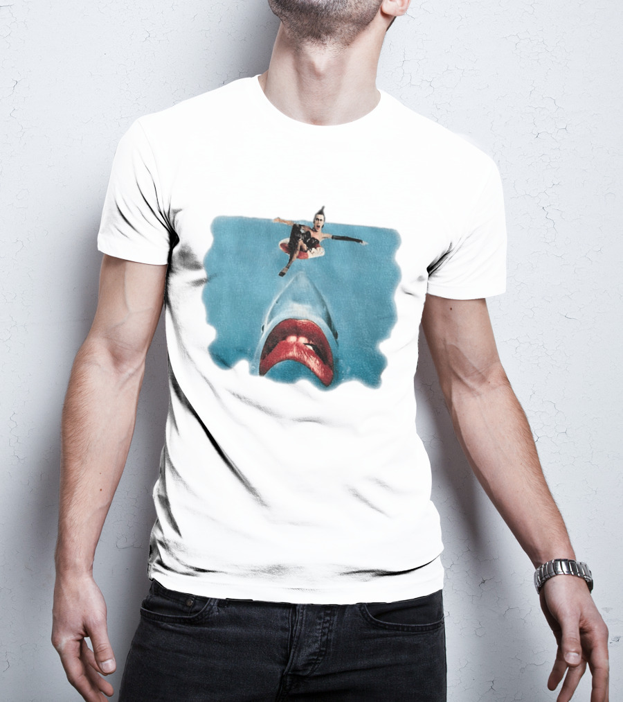 Sharky Horror Picture Show Jaws Mashup Movies T-Shirt