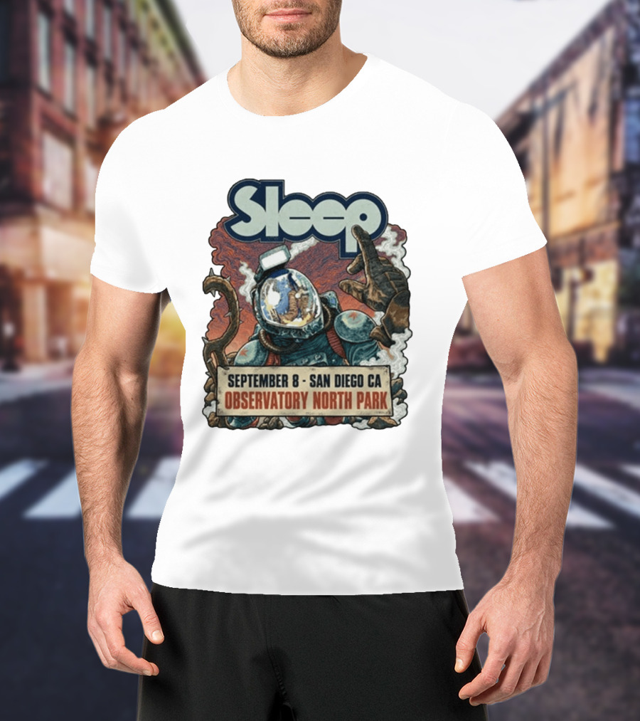Sleep Sep 8 2026 Observatory North Park In San Diego California T-Shirt