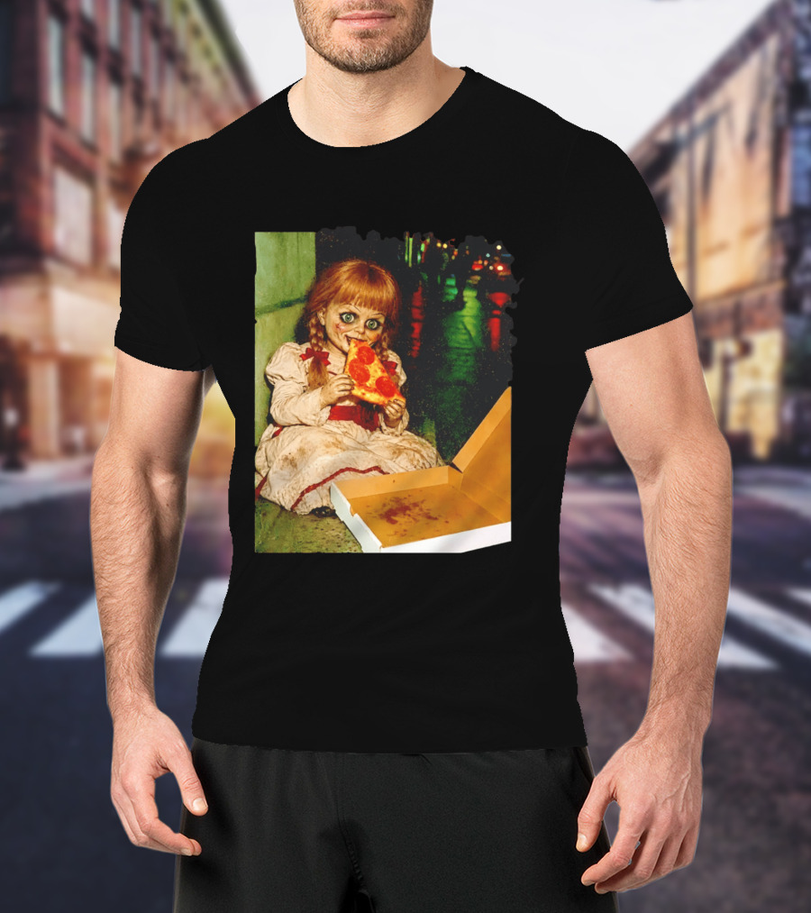 Annabelle Pizza Night Halloween T-Shirt