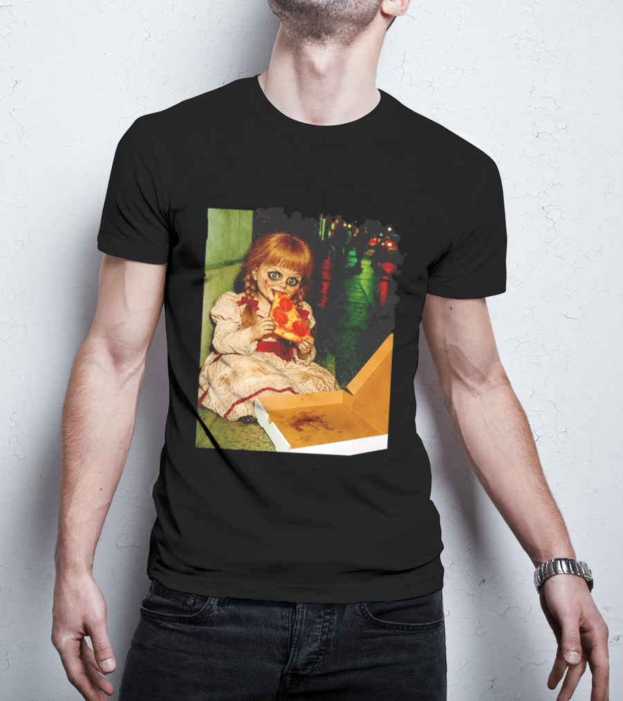 Annabelle Pizza Night Halloween T-Shirt