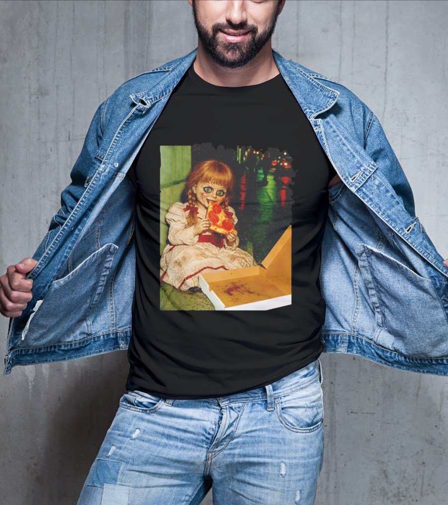 Annabelle Pizza Night Halloween T-Shirt