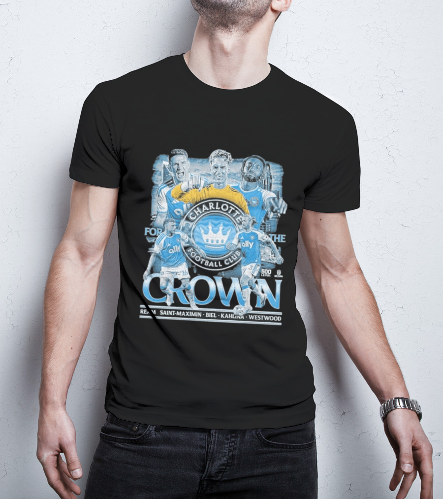 Charlotte FC 2026 Crown Ream Saint Maximin Biel Kahlina Westwood T-Shirt