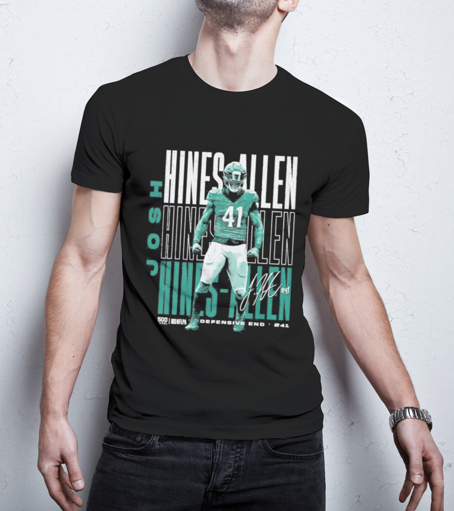 Josh Hines Allen 41 Jacksonville Football Repeat T-Shirt