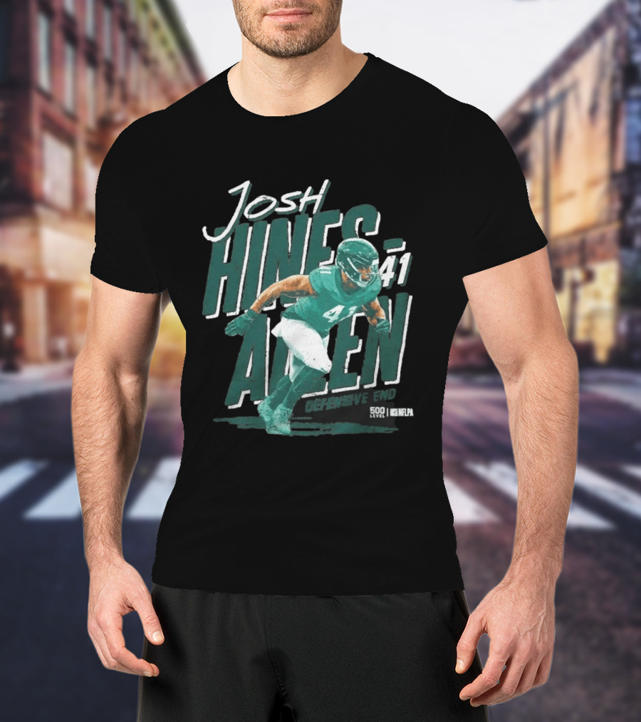 Josh Hines Allen 41 Defensive End NFLPA 500 Level T-Shirt