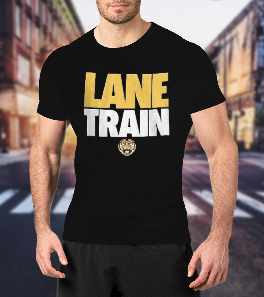 LSU Tigers NCAA Lane Train With Fierce Tiger T-Shirt