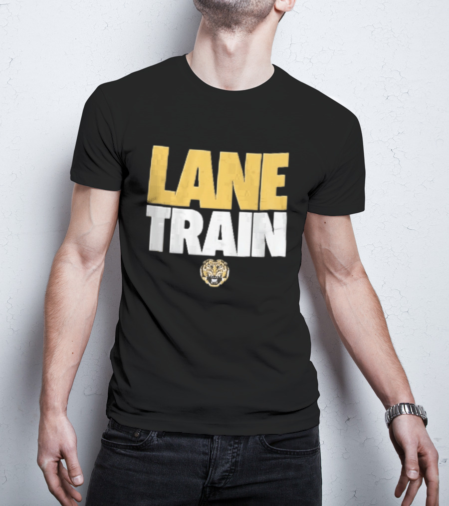 LSU Tigers NCAA Lane Train With Fierce Tiger T-Shirt