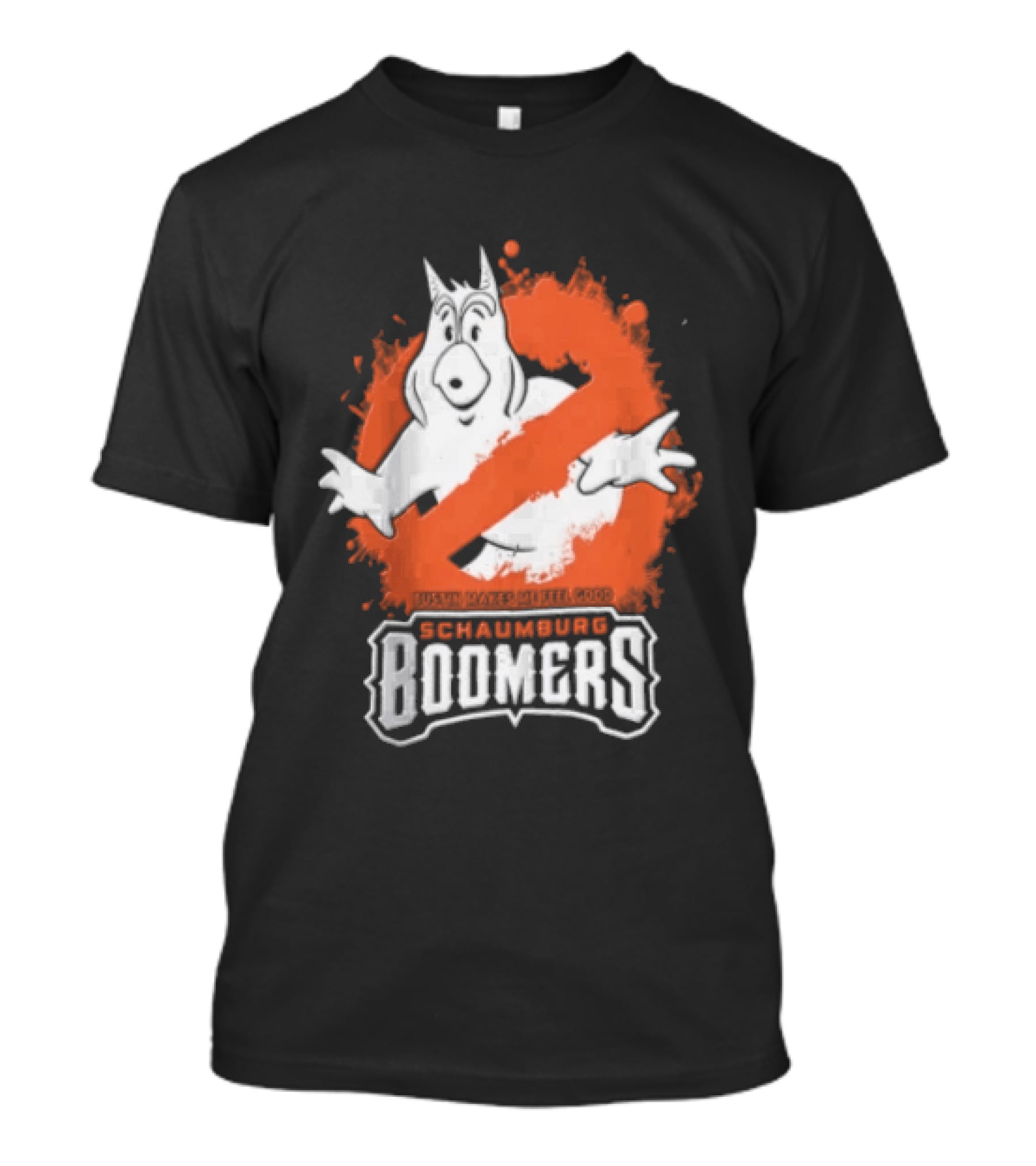 Schaumburg Boomers Bustin Makes Me Feel Good Ghostly T-Shirt