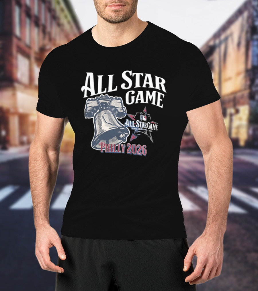 MLB Philadelphia Phillies All Star Game Liberty Bell Philly 2026 T-Shirt