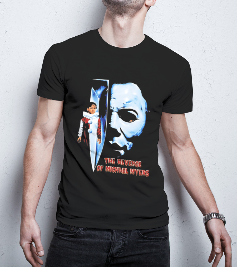The Revenge Of Michael Myers Halloween Mask Knife Clown T-Shirt