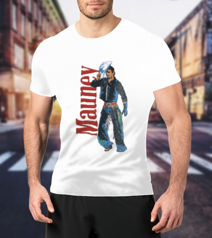 Mauney Cowboy Hat Salute Rodeo T-Shirt