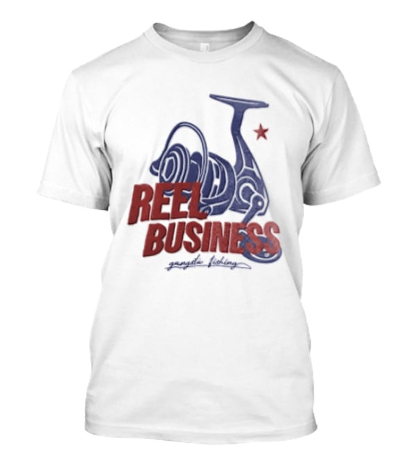 Reel Business Gangsta Fishing Reel Star T-Shirt