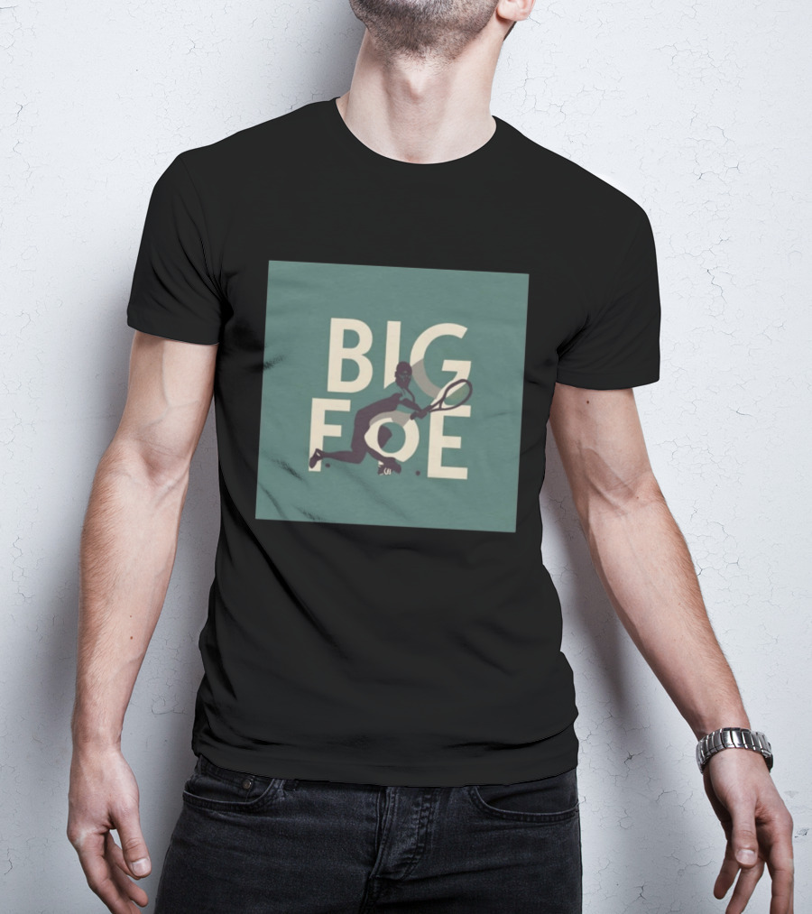 BIG FOE Frances Tiafoe Tennis Player Men's Cotton T-Shirt