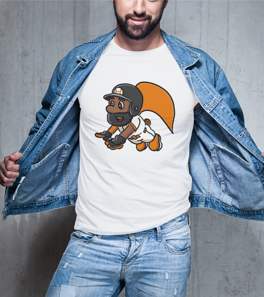Super Baseball Bros Diving Catch Gamer Parody Superhero Player T-Shirt