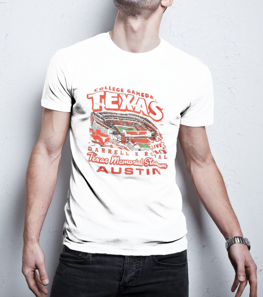 Texas Longhorns College Gameday Darrell K Royal Memorial Stadium Austin September 2026 T-Shirt
