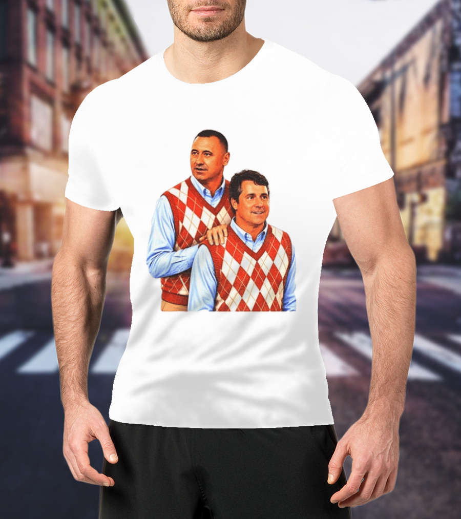 Texas Longhorns Football Coach Step Brothers Argyle Sweater Comedy T-Shirt