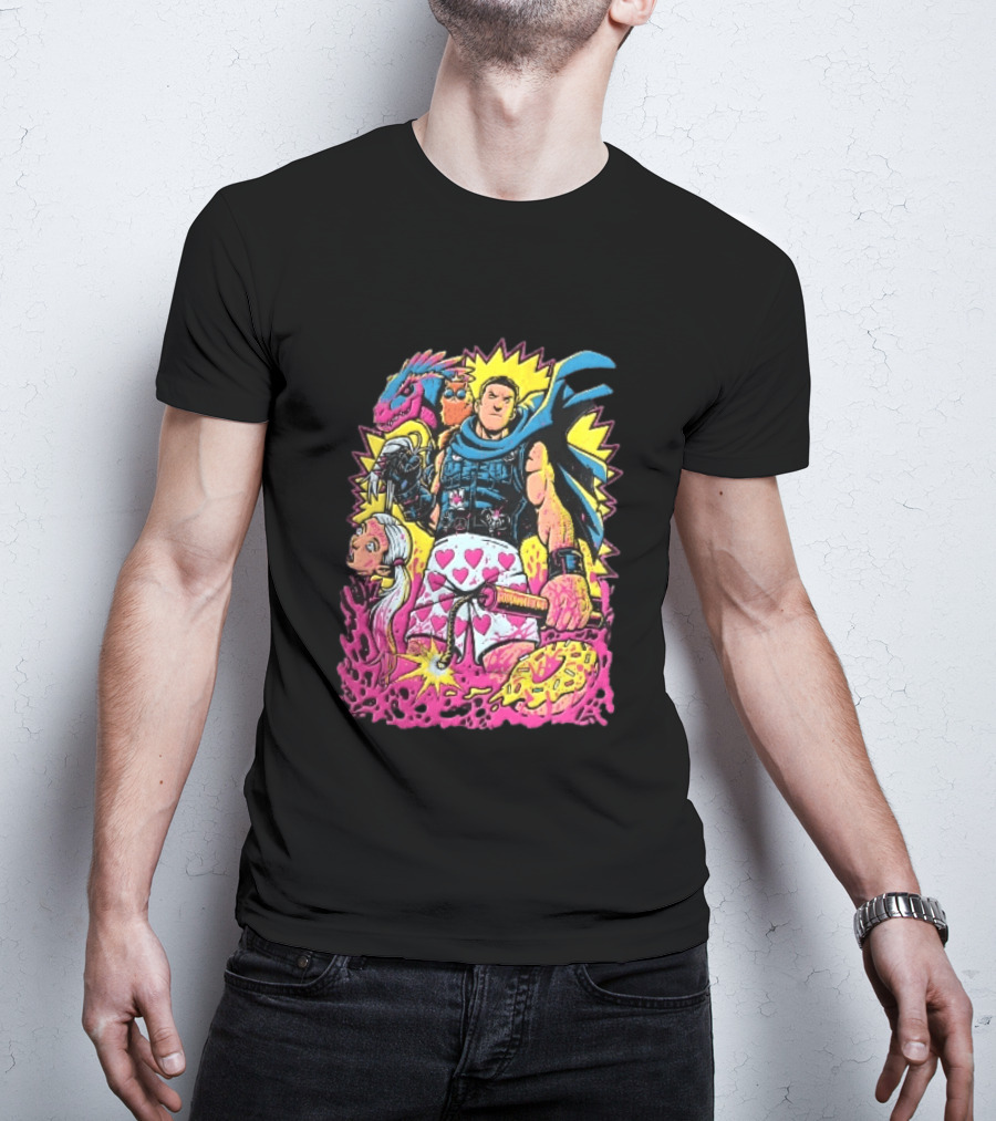 Goddamnit Donut Miss Me Matt Dinniman Neon Warrior Heart Boxers Dinosaur Cat T-Shirt