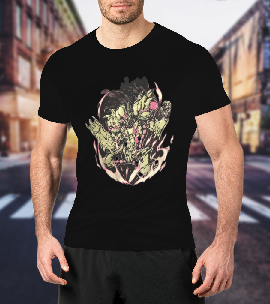Metroid Samus Aran Suit Glowing Aura Halftone Powering Up T-Shirt