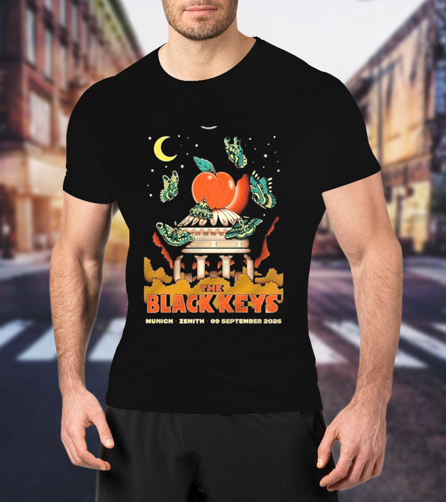 The Black Keys Peaches N Kream World Tour Munich Zenith September 2026 T-Shirt