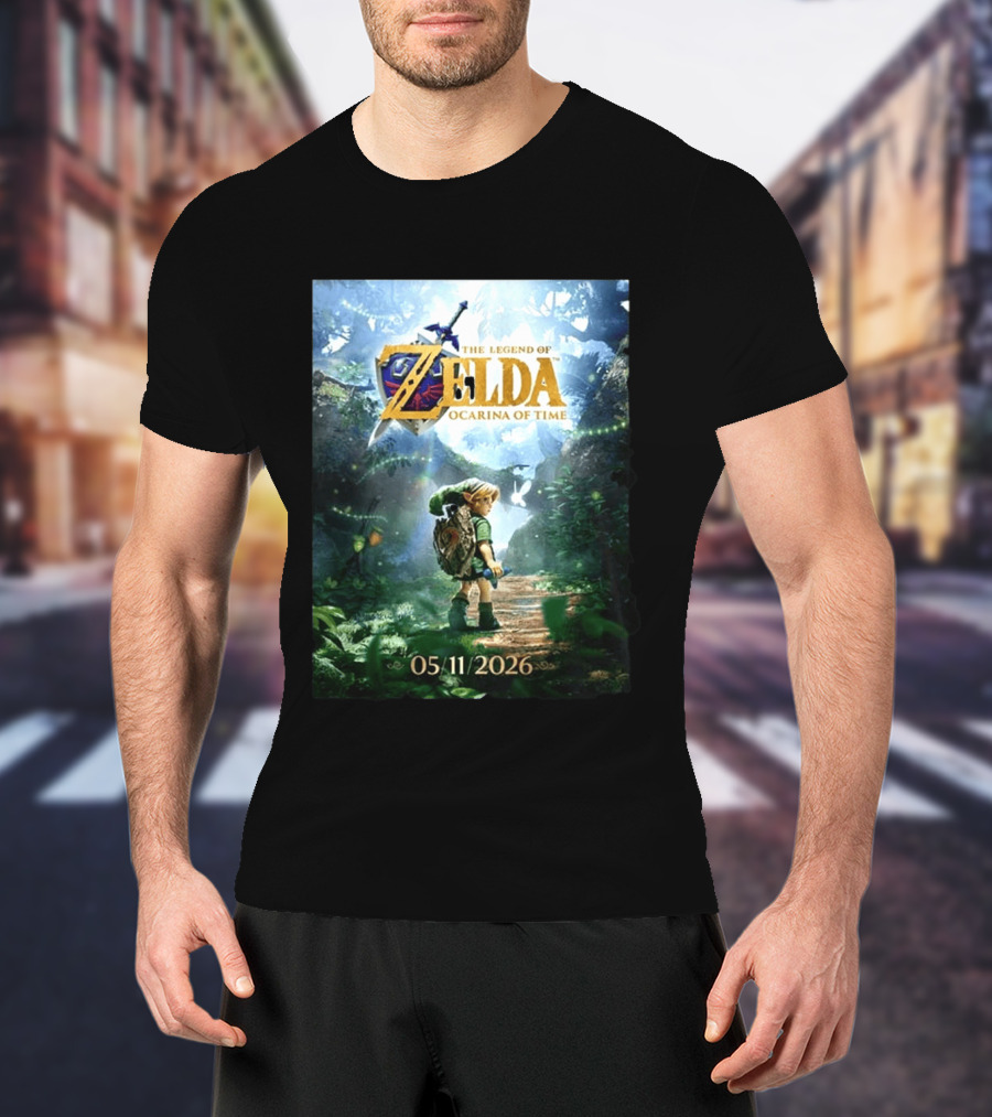 The Legend Of Zelda Ocarina Of Time 05/11/2026 Nitendo Switch 2 Release T-Shirt