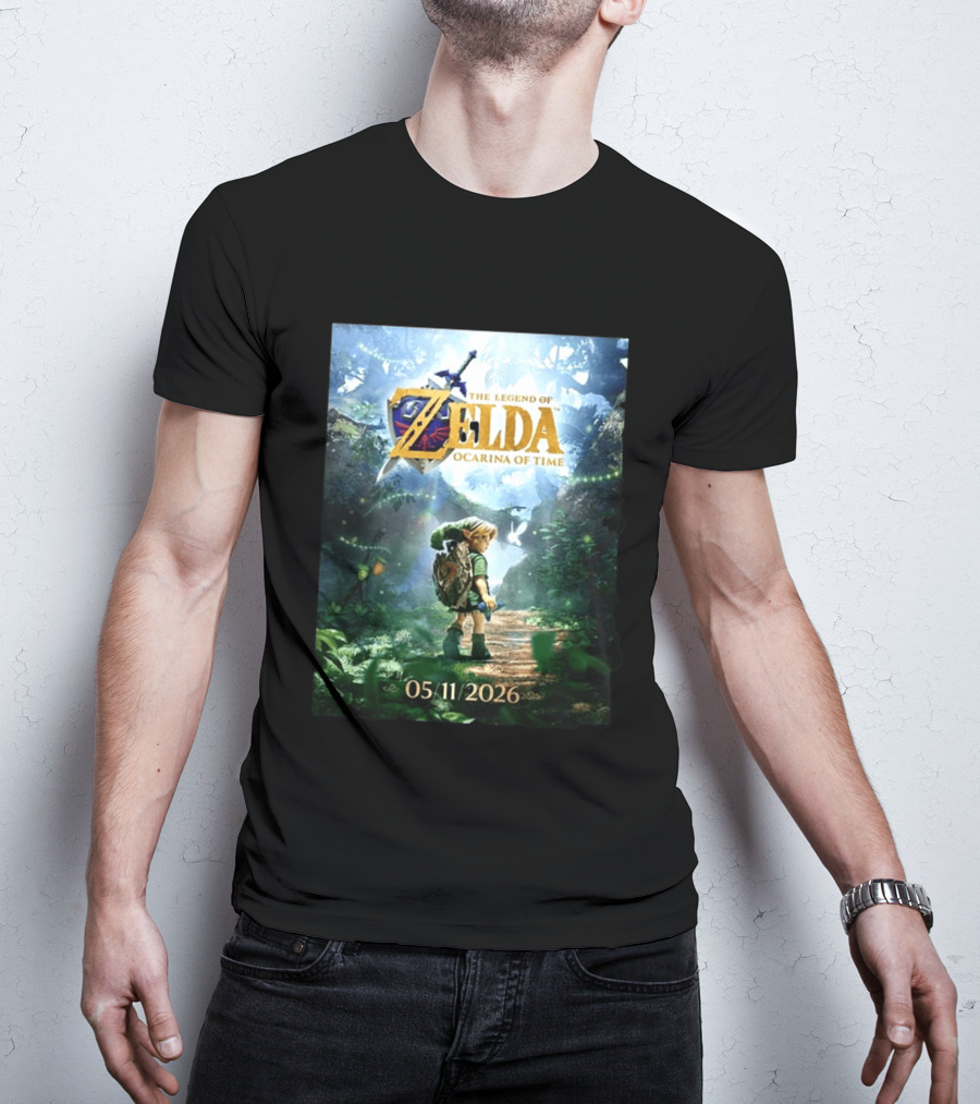 The Legend Of Zelda Ocarina Of Time 05/11/2026 Nitendo Switch 2 Release T-Shirt