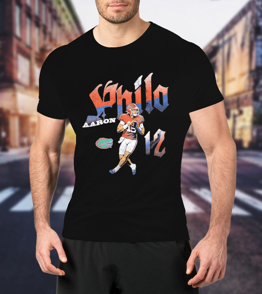Aaron Philo No 12 Florida Gators Football Player T-Shirt