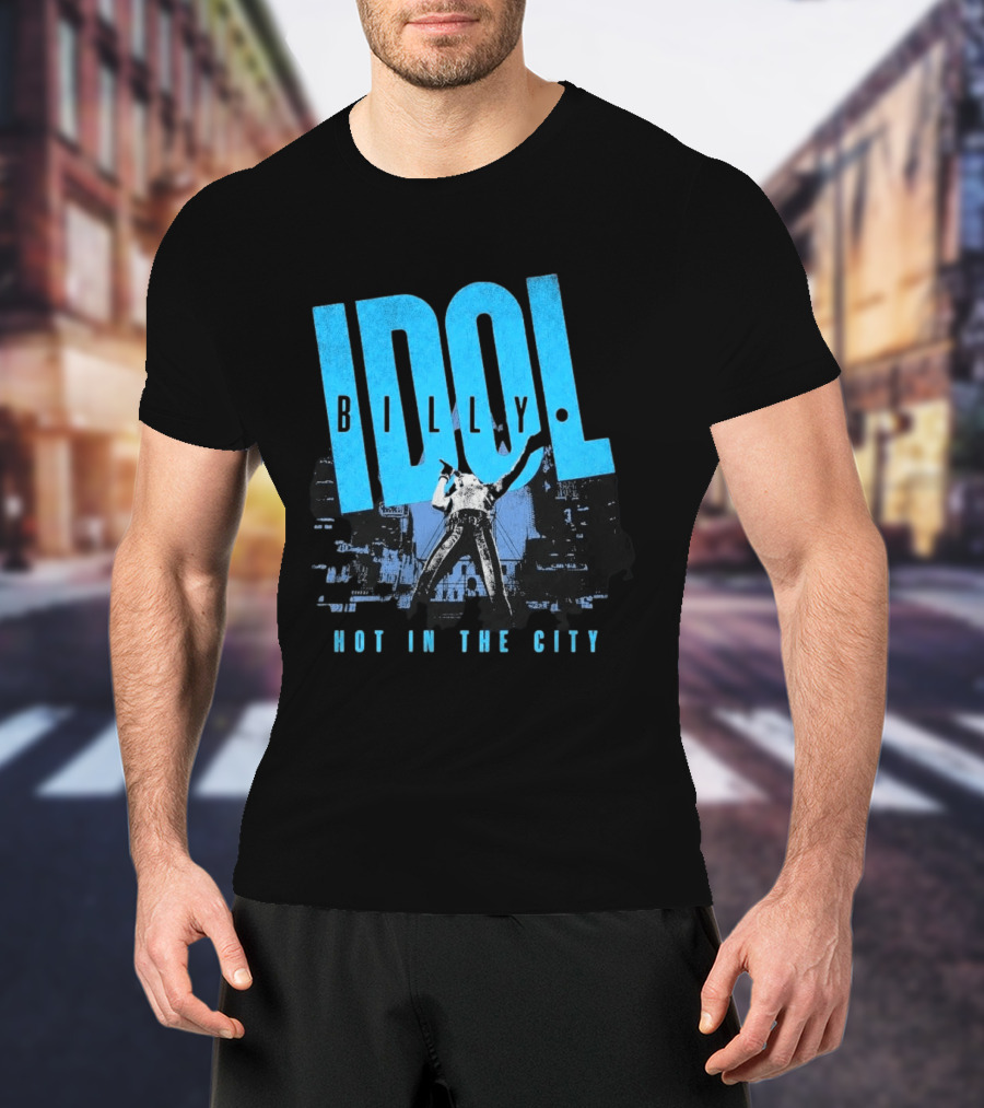 Billy Idol Hot In The City Las Vegas Show 2026 T-Shirt