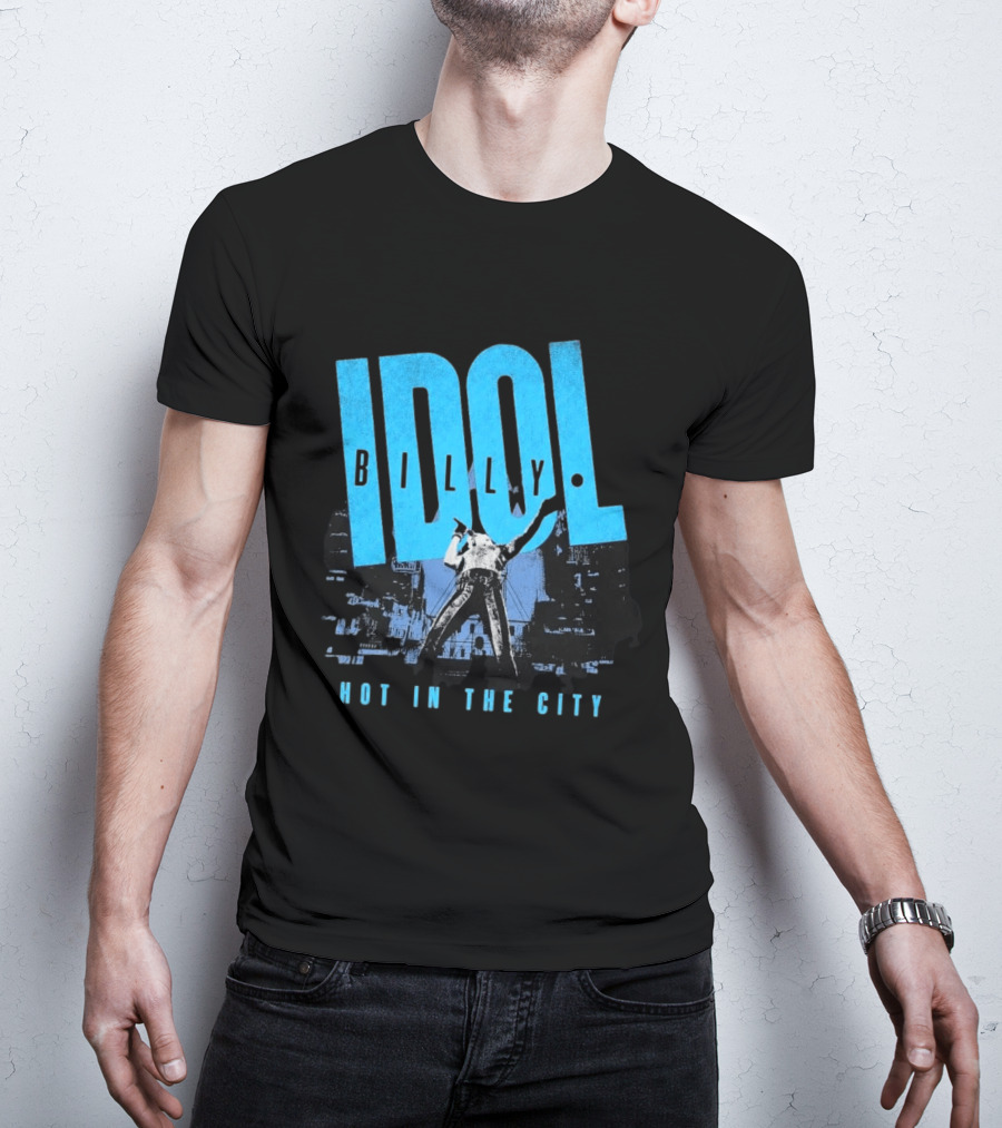 Billy Idol Hot In The City Las Vegas Show 2026 T-Shirt