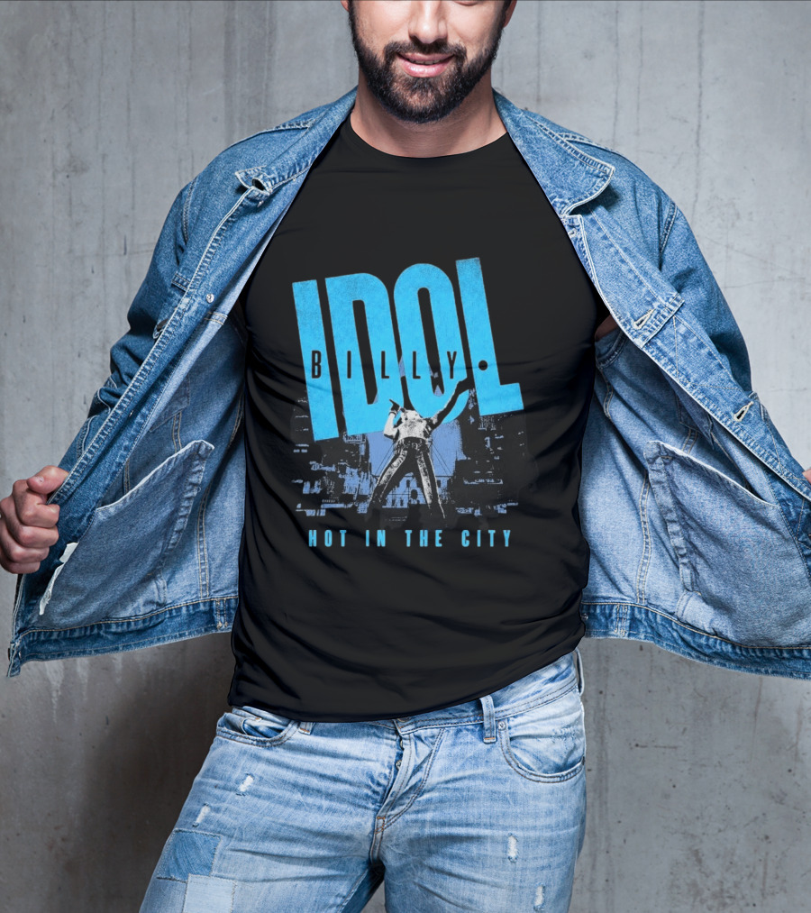 Billy Idol Hot In The City Las Vegas Show 2026 T-Shirt