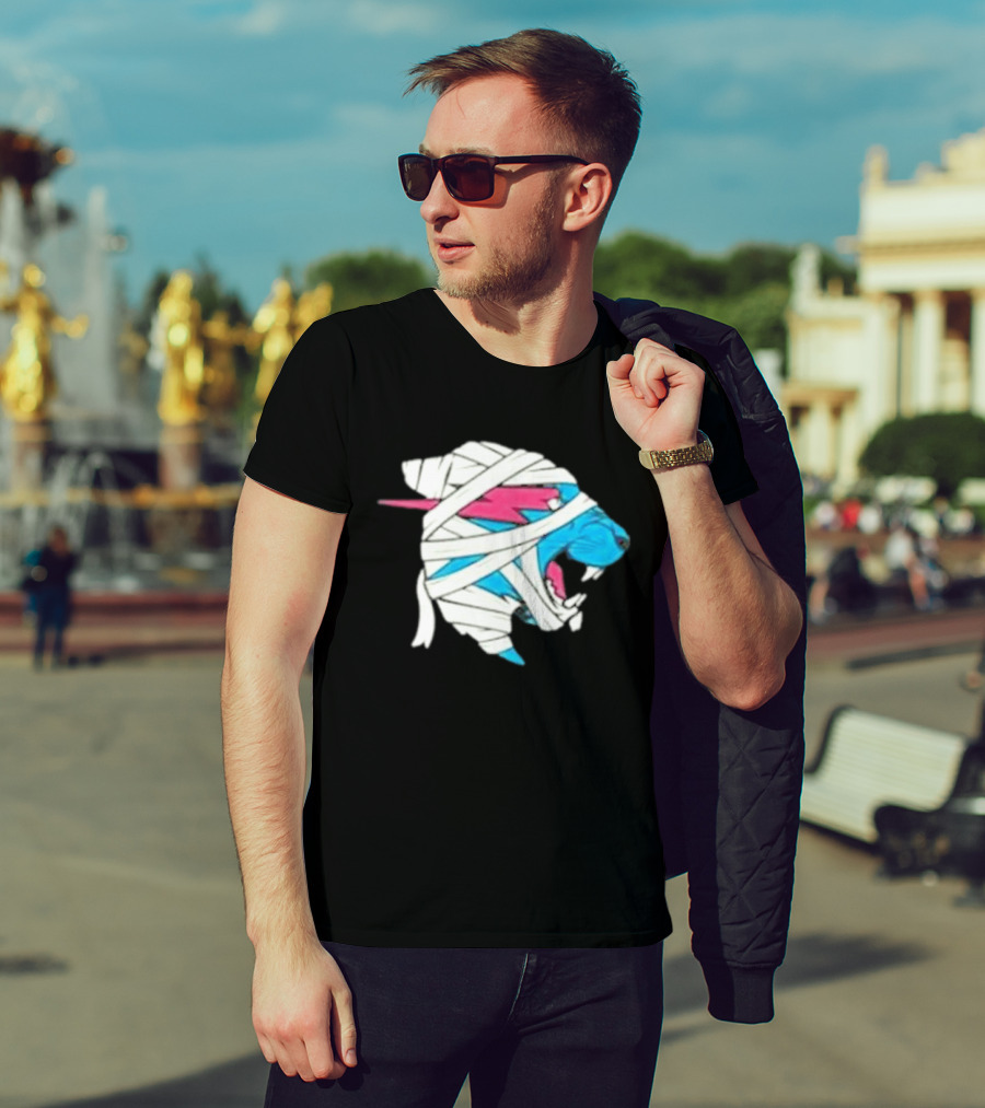 Mrbeast Mummy Panther Wrapped Beast Head T-Shirt