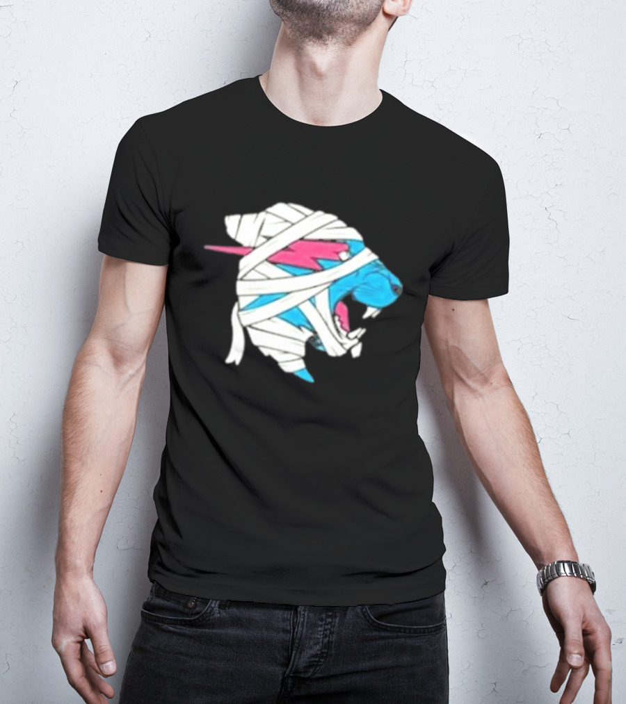 Mrbeast Mummy Panther Wrapped Beast Head T-Shirt