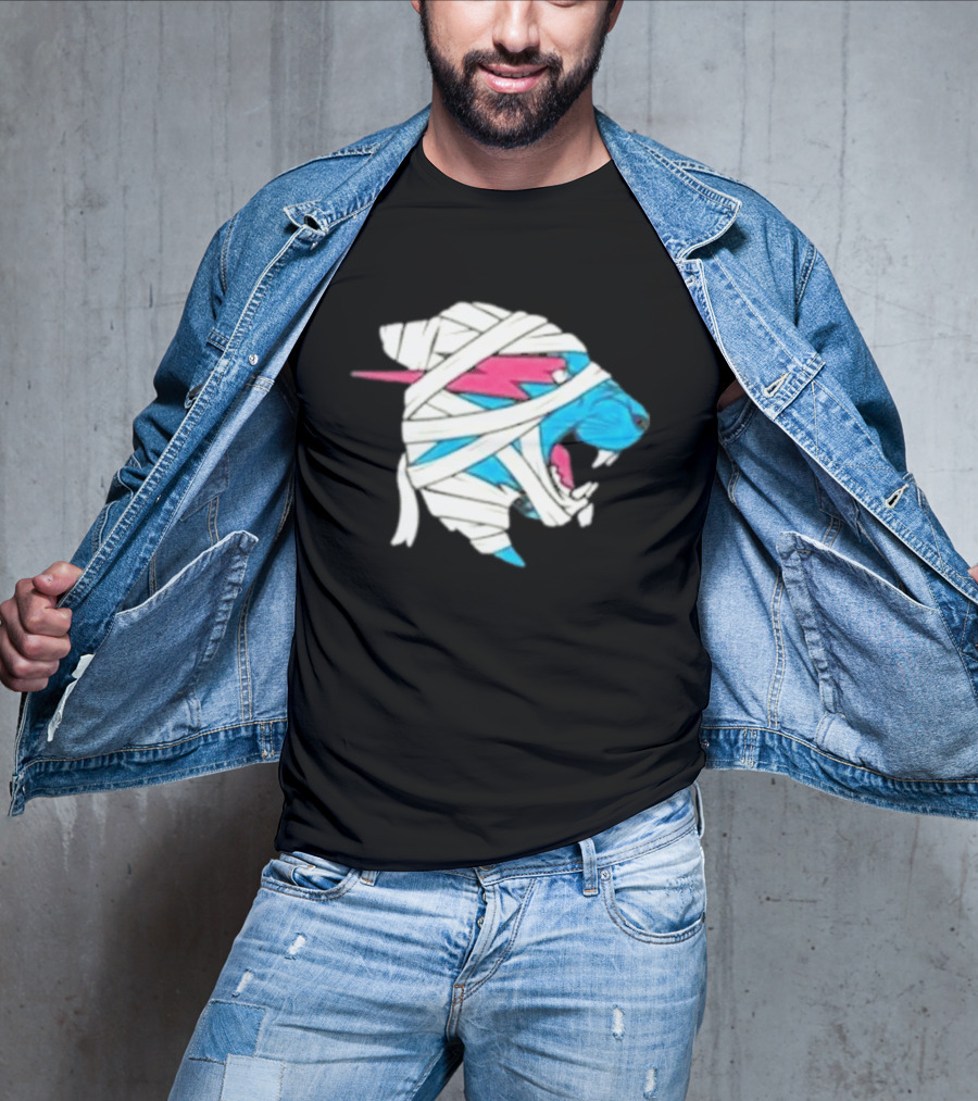 Mrbeast Mummy Panther Wrapped Beast Head T-Shirt