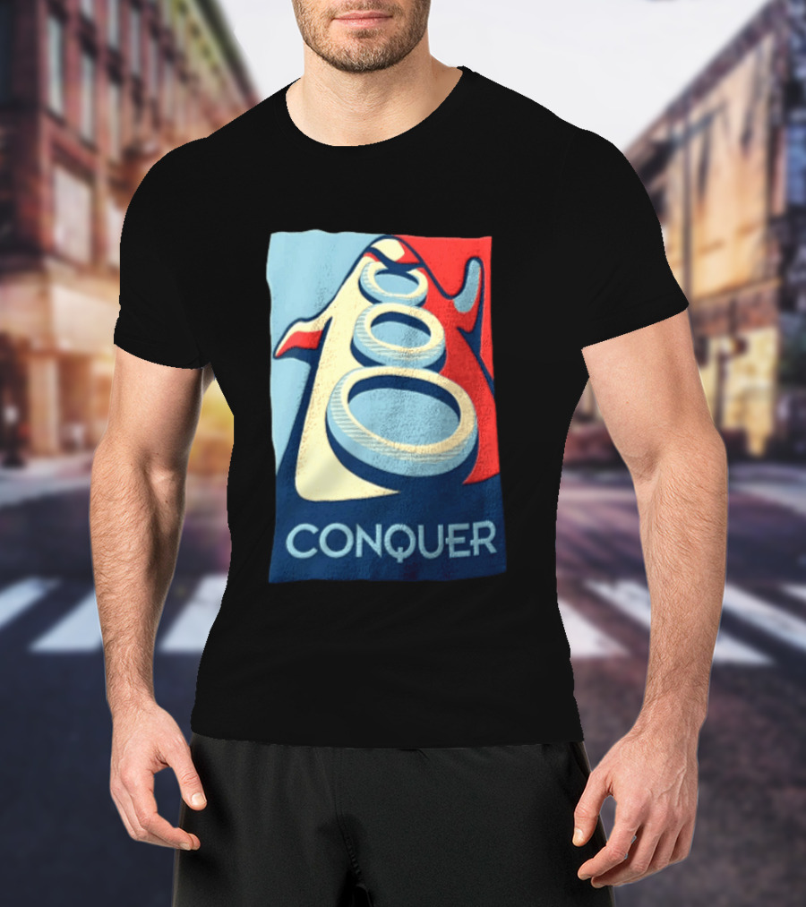 Conquer Penguin Three Rings T-Shirt