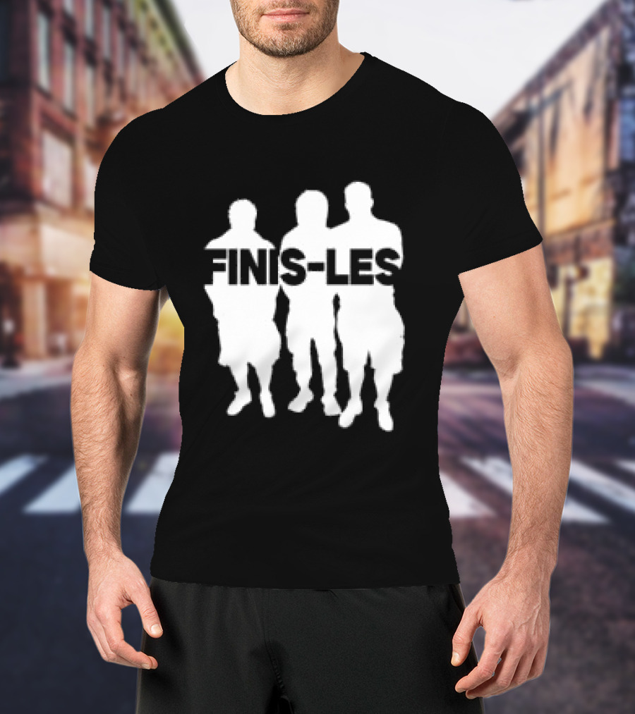La Feve Store Finis Les Bold Figures White Silhouette Group T-Shirt