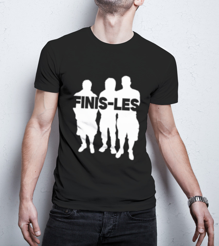 La Feve Store Finis Les Bold Figures White Silhouette Group T-Shirt