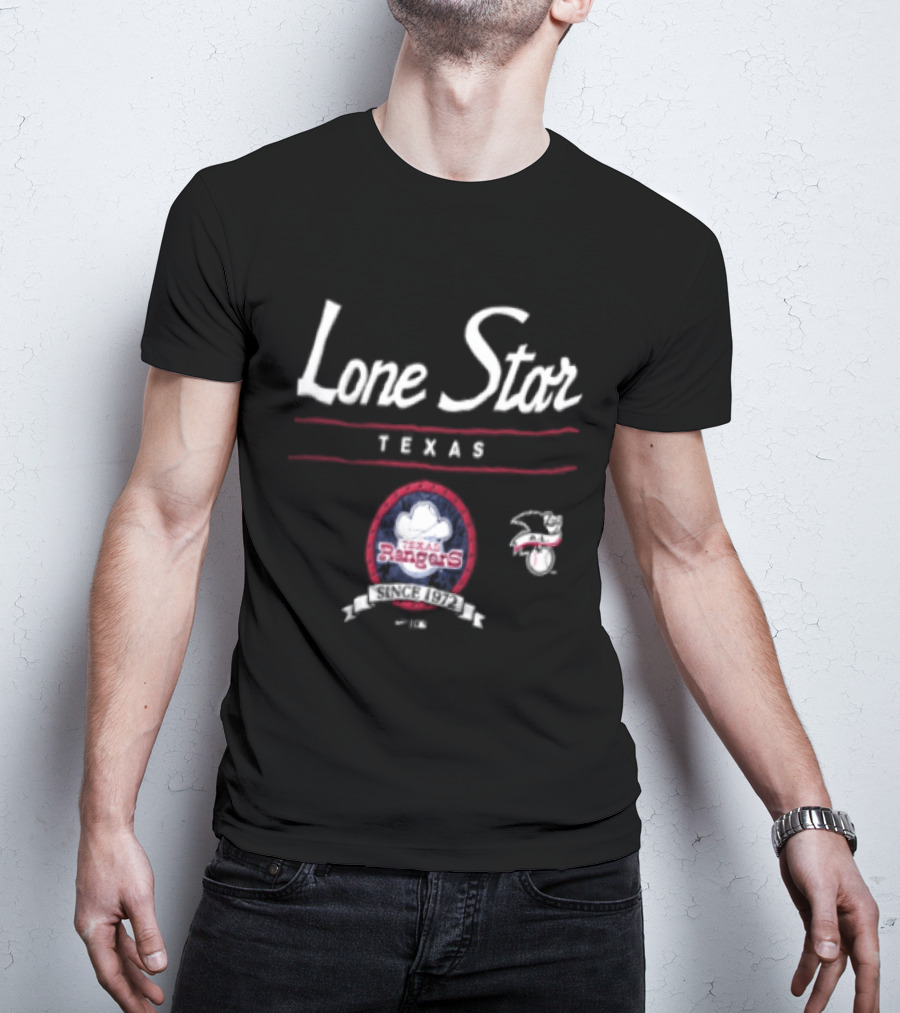 Texas Lone Star Texas Rangers Since 1972 AL MLB T-Shirt